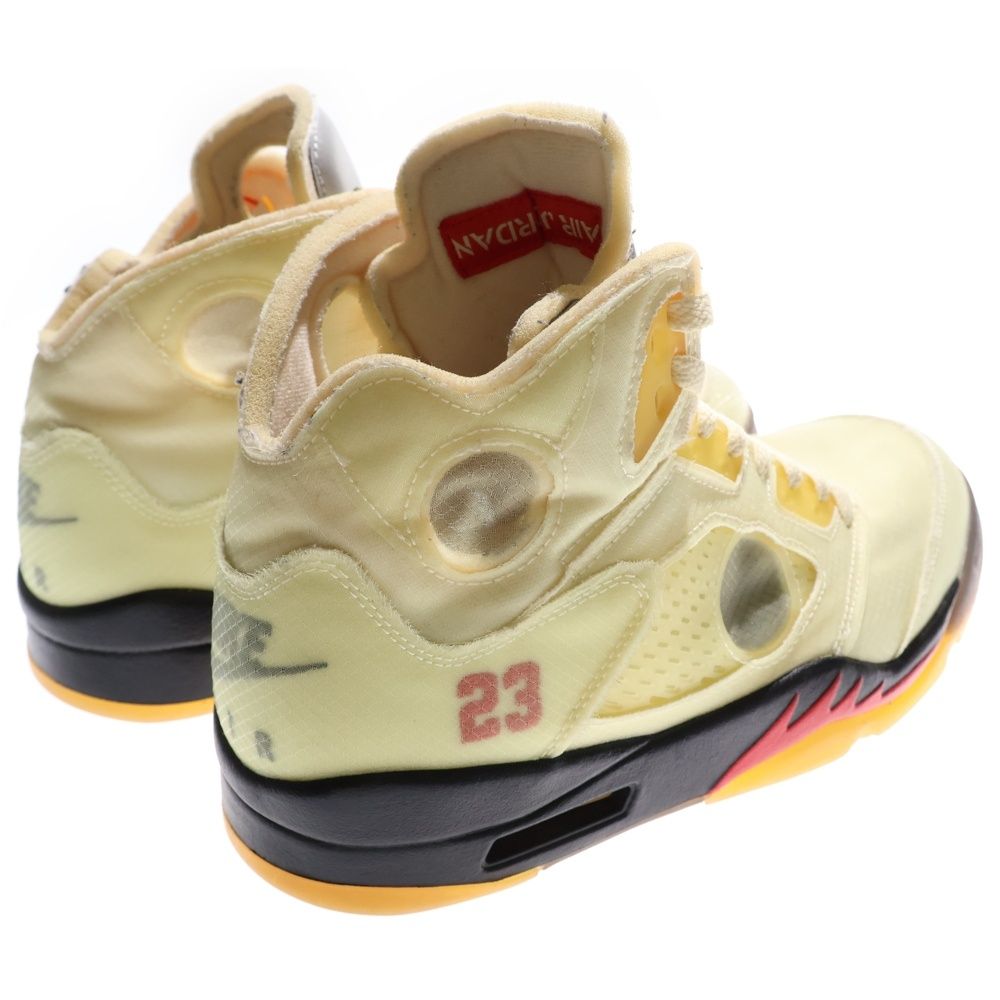 NIKE (ナイキ) ×OFF-WHITE AIR JORDAN 5 RETRO SP SAIL DH8565-100 