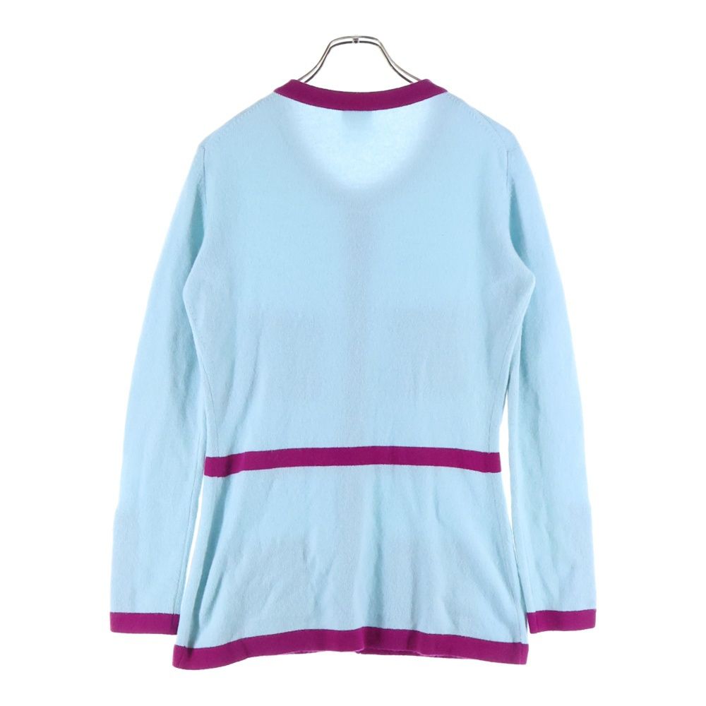 CHANEL (シャネル) 95AW ココマークボタン バイカラー カシミヤニット