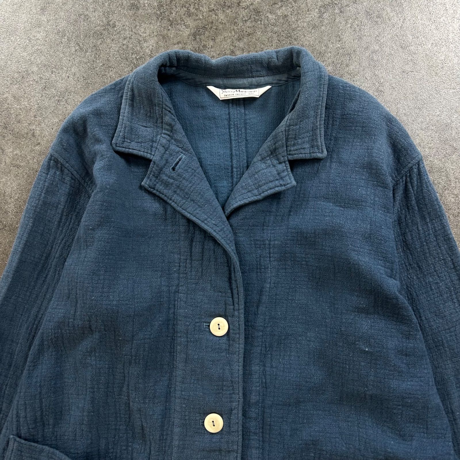 YACCO MARICARD Cardigan ヤッコマリカルド 長袖 コットンリネン