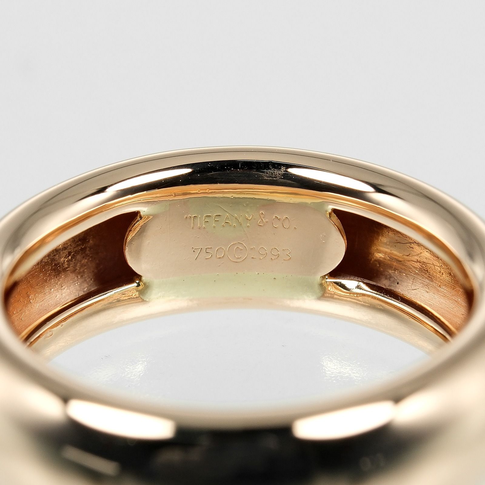 Tiffany & Co. ゴールドリング　美品 楽天市場】TIFFANY&Co. ティファニー K18YG イエローゴールド