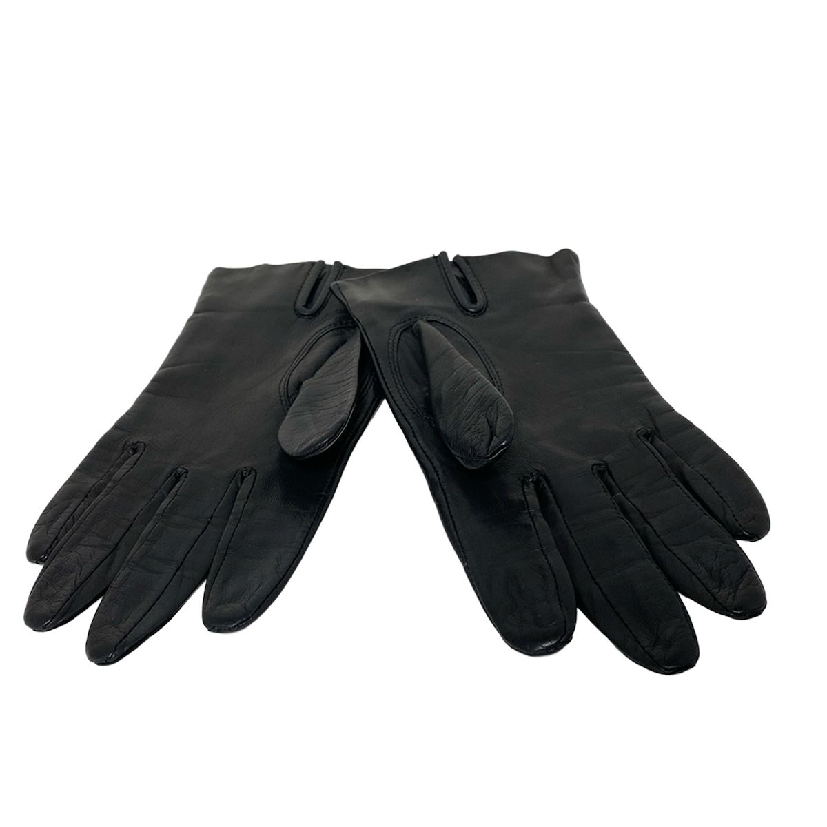 Chloe(クロエ) 手袋 レディース - 黒 レザー - メルカリ