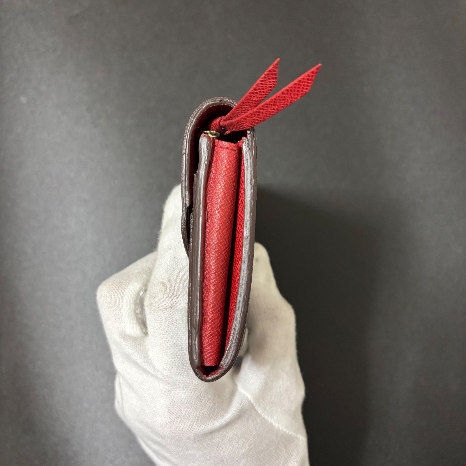 u65 ポルトフォイユ エミリー モノグラム フーシャ Louis Vuitton ルイ