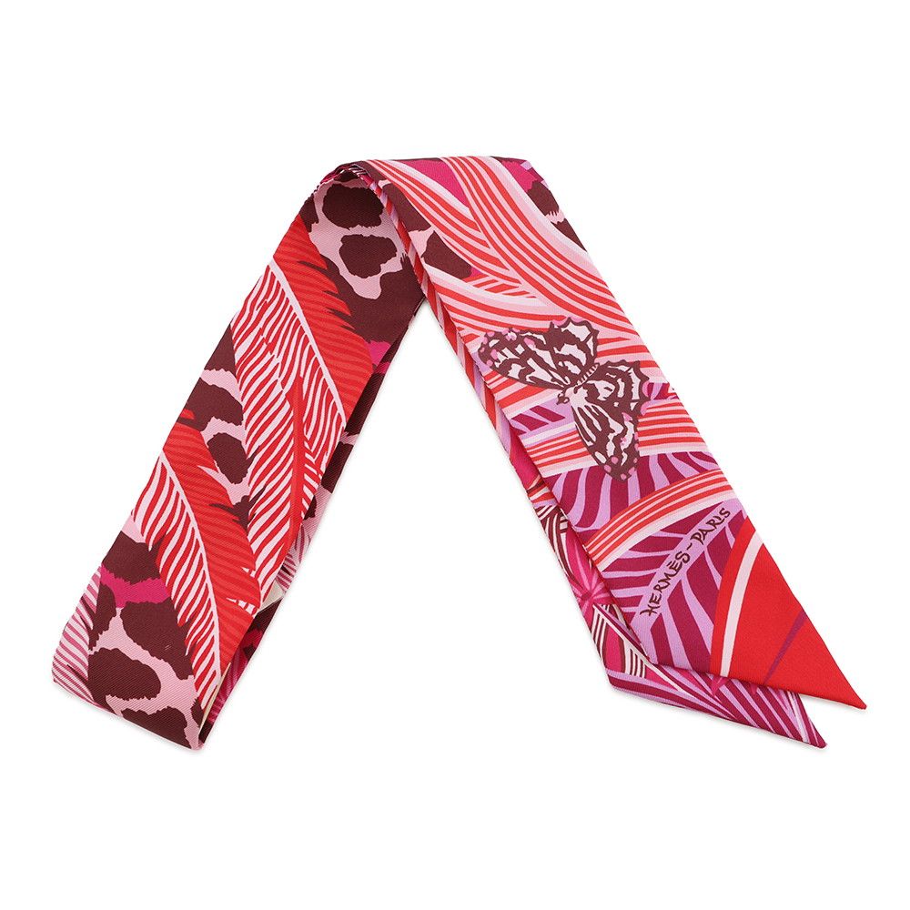 エルメス スカーフ ツイリー ジャガー ケツァール JAGUAR QUETZAL