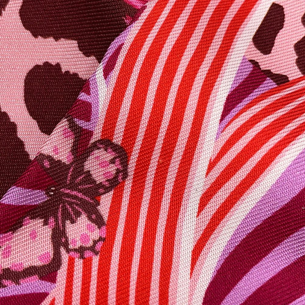 エルメス　ツイリー　☆2本セット☆ ジャガーケツァール　ヒョウ　蝶々　スカーフ 1240001021062_2.jpg