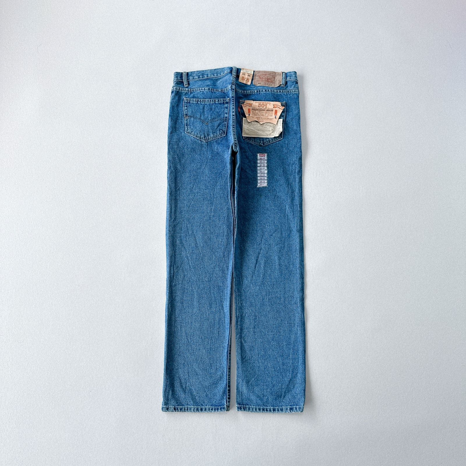 か*ん様 希少【90s】Levi's 501 USA製 W36 L38 希少デッドストック】90s Levi's 501 USA製 W38 L36 1993年製 濃紺