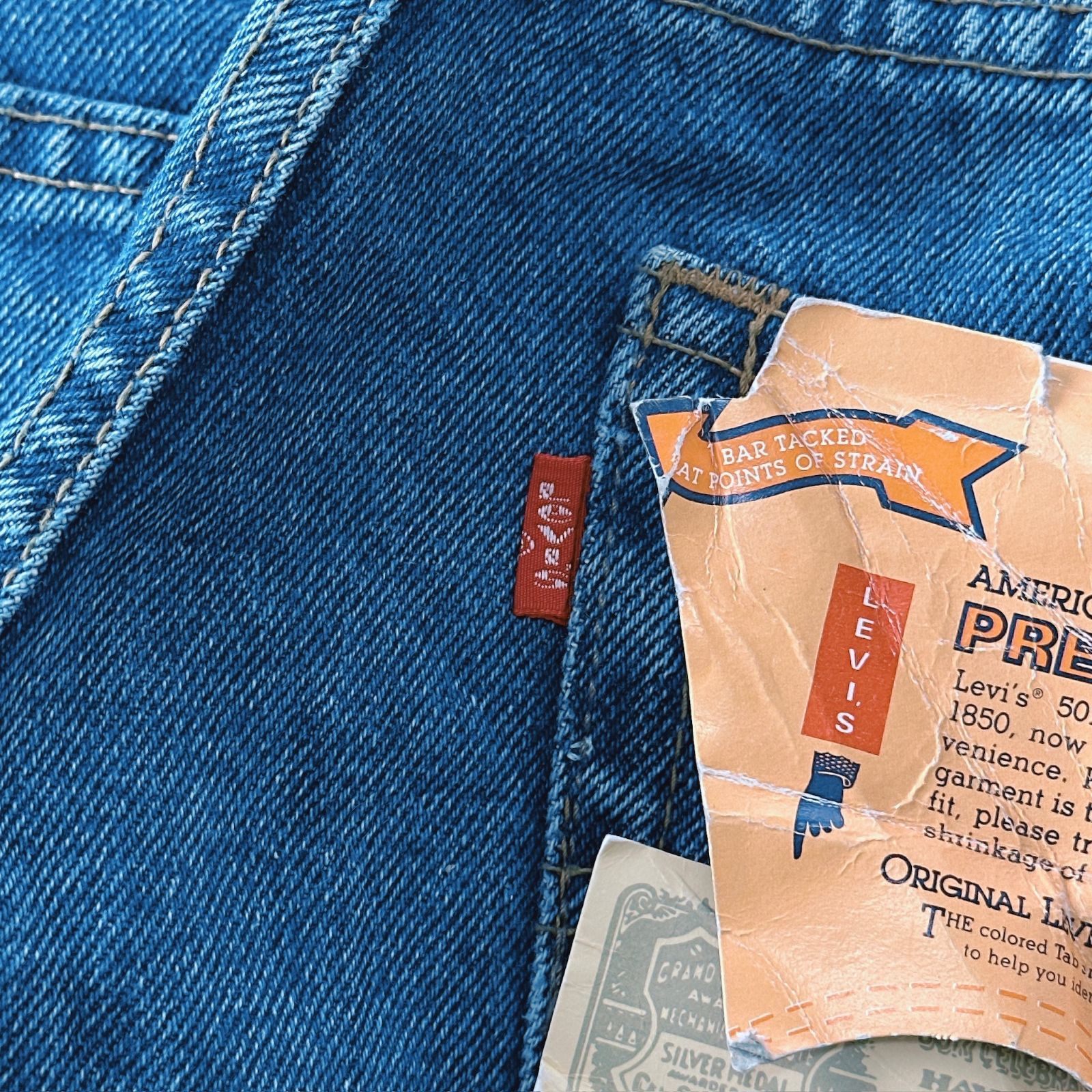 希少デッドストック】90s Levi's 501 USA製 W38 L36 1993年製 濃紺