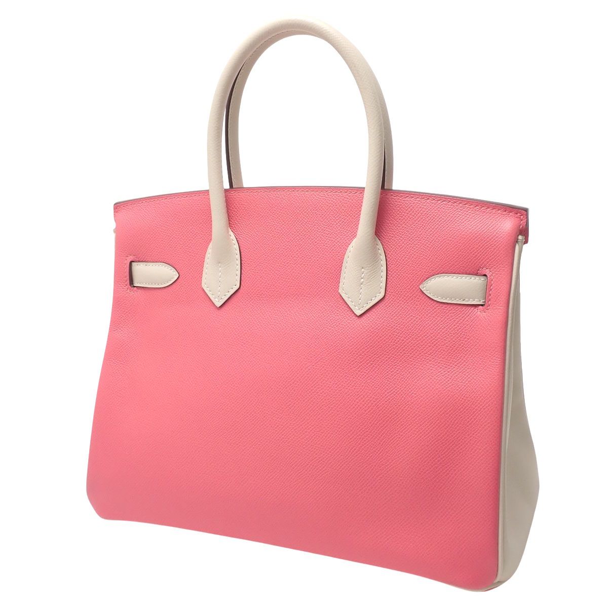 HERMES(エルメス) バーキン30 ローズアザレ/クレ ピンク オフホワイト