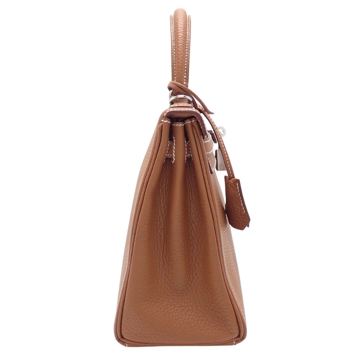 HERMES(エルメス) ケリー25 (内縫い) ゴールド ブラウン茶 トゴ