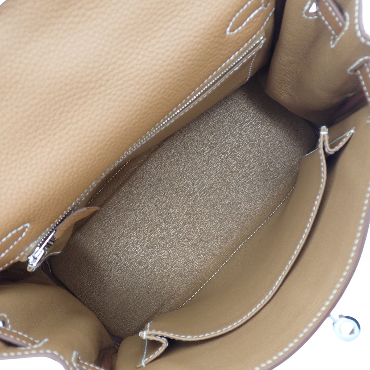 HERMES(エルメス) ケリー25 (内縫い) ゴールド ブラウン茶 トゴ