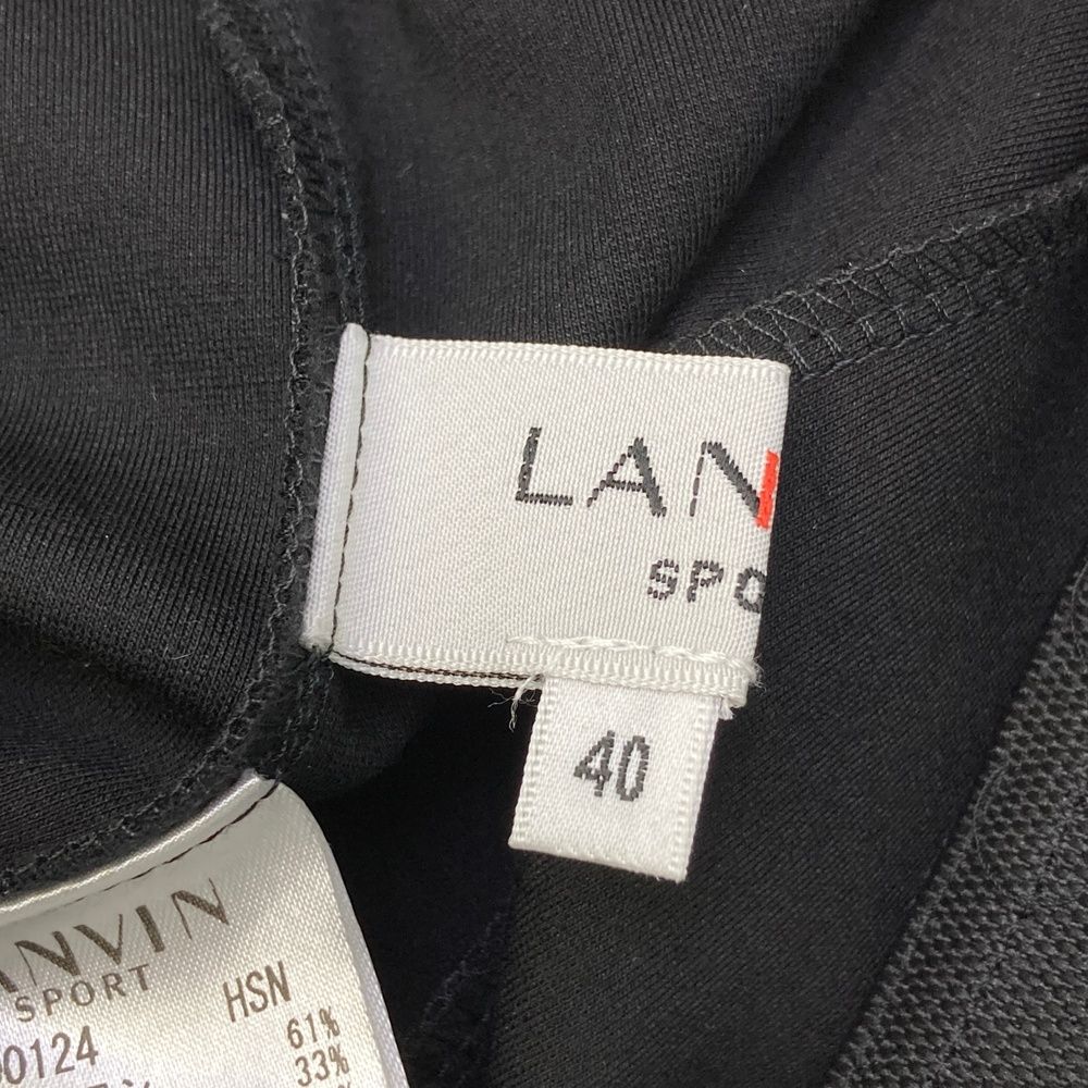 サイズ：40 LANVIN SPORT ランバン スポール レギンスパンツ ブラック