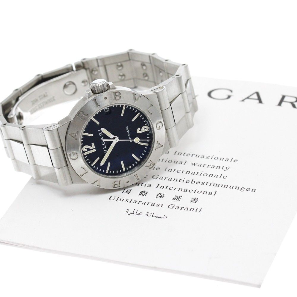 ブルガリ ディアゴノ スポーツ LCV29S 自動巻き デイト レディース 時計 ブルガリ BVLGARI LCV29S ディアゴノ デイト 自動巻き レディース