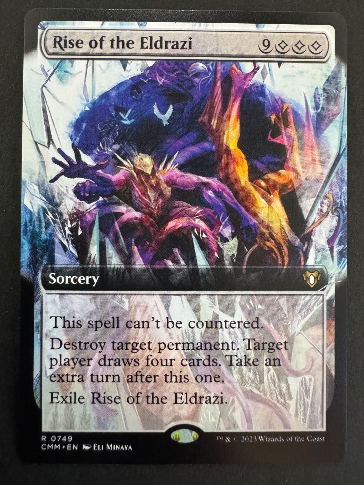 MTG エルドラージ覚醒 英語 拡張アート CMM 統率者マスターズ EDH