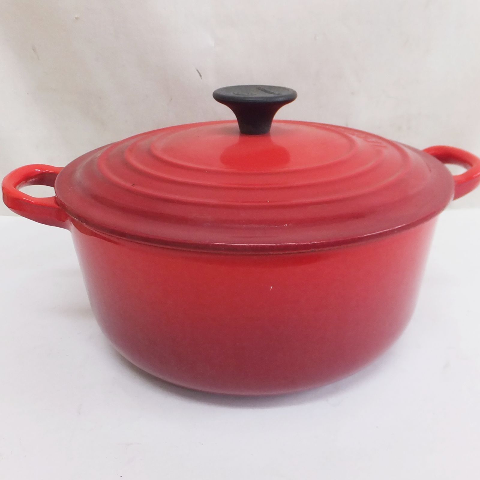 R727【中古美品】STAUB ピコ・ココットラウンド 20cmと14cm セット /20