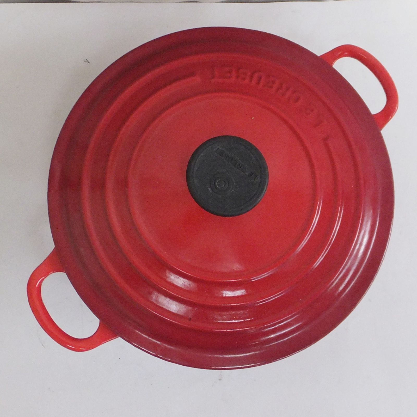 R727【中古美品】STAUB ピコ・ココットラウンド 20cmと14cm セット /20