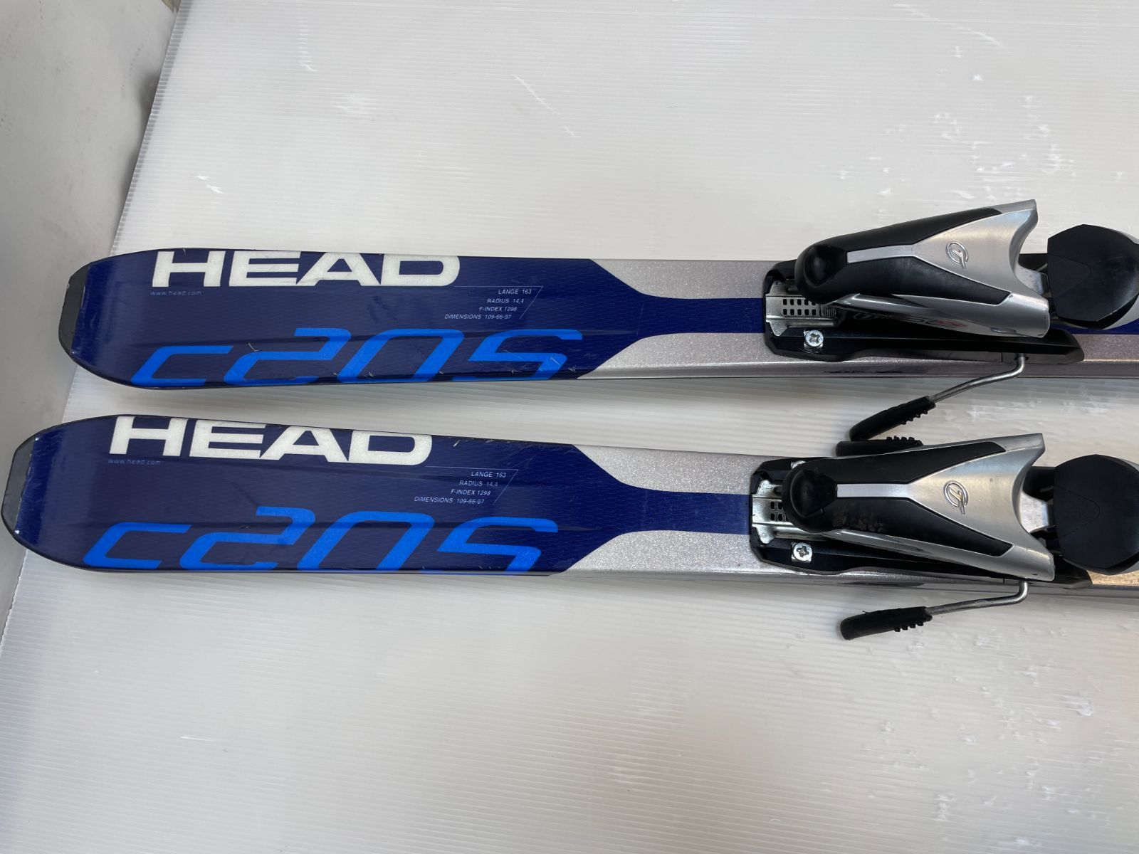 ◇メンテ済◇ スキー HEAD C205 163 cm + Tyrolia SL100 ski-251008-03