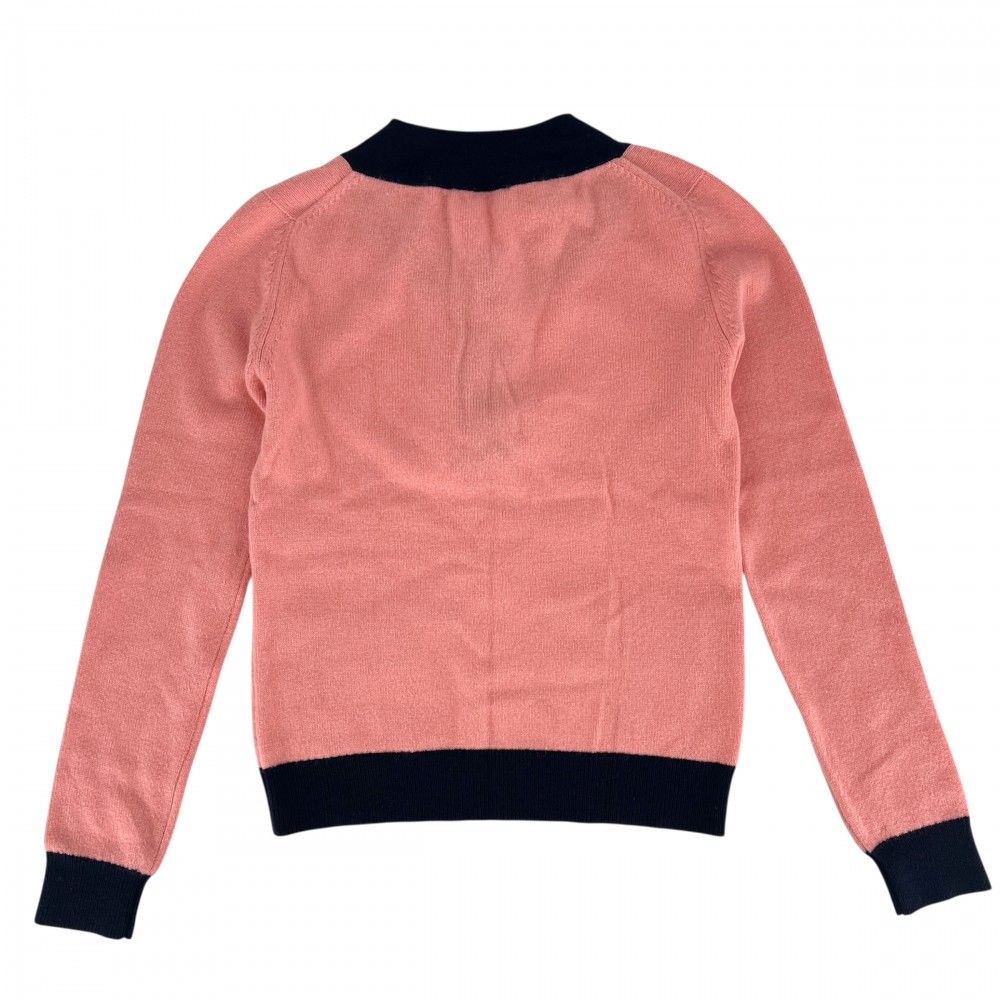シャネルニット♡CHANEL　トップス　ピンク 在庫一掃】 シャネル ニット レディース ココマーク バイカラー 服