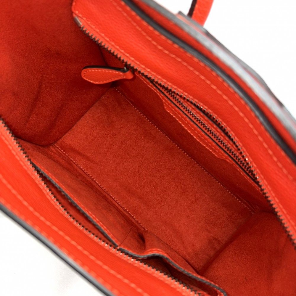 セリーヌ CELINE ハンドバッグ カーフレザー 在庫一掃】 セリーヌ ハンドバッグ レディース ラゲージ マイクロ