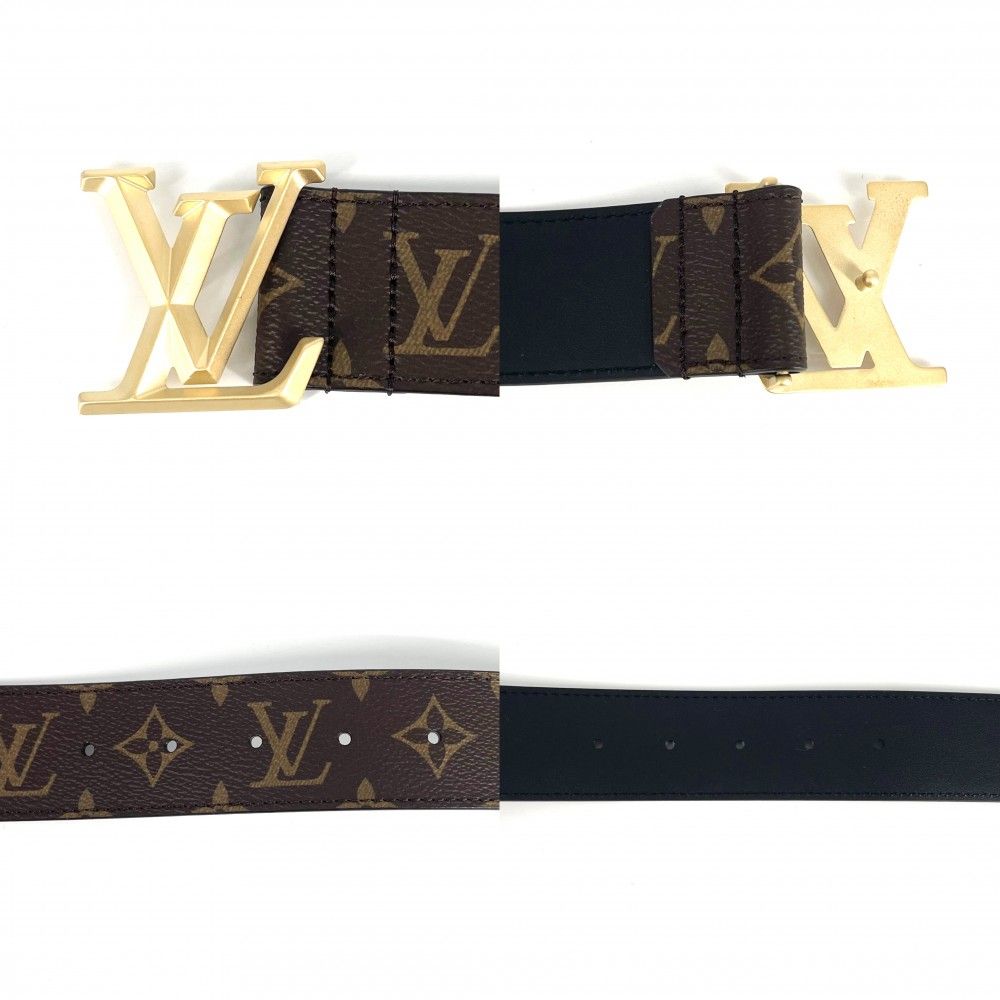 在庫一掃】 ルイヴィトン ベルト メンズ LV・ピラミッド40MM