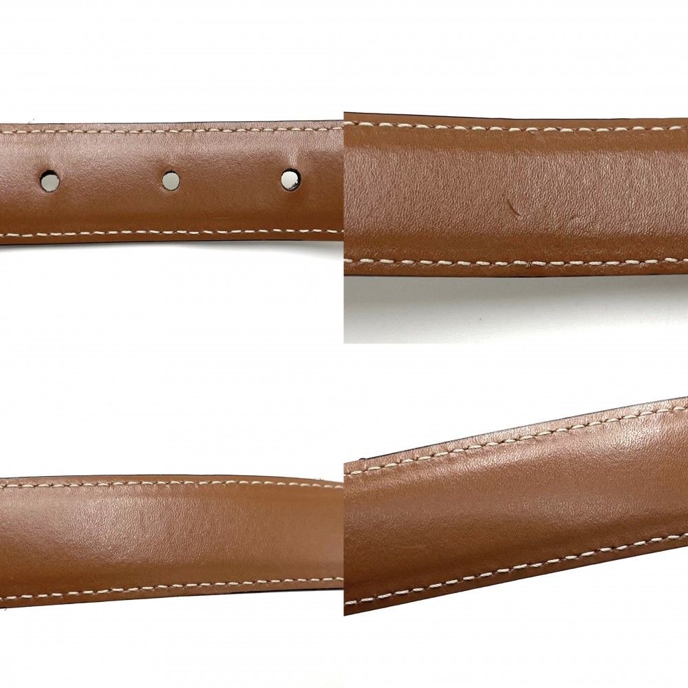 【 CELINE 】セリーヌ　ベルト　トリオンフ　ブラウン　ゴールド　茶色　金 CELINE - セリーヌ CELINE ベルト トリオンフ ブラウン ゴールド金具の