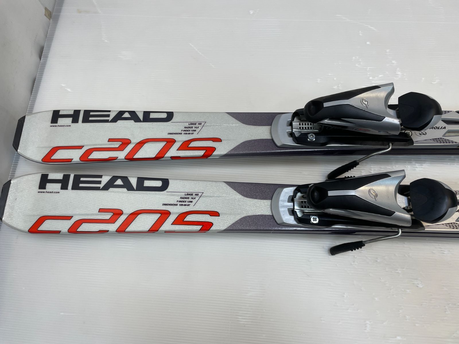 ◇メンテ済◇ スキー HEAD C205 163 cm + Tyrolia SL100 ski-251008-04