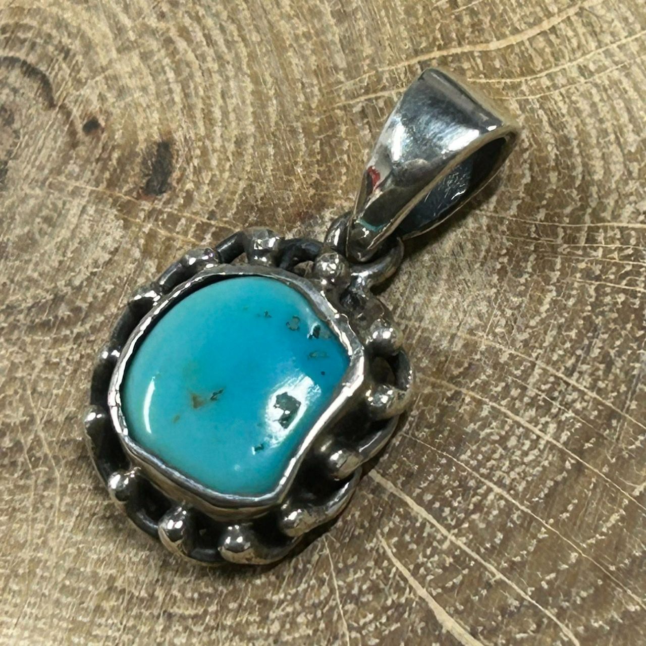 新品未使用 Silver925 ターコイズ ペンダントトップ シルバー925