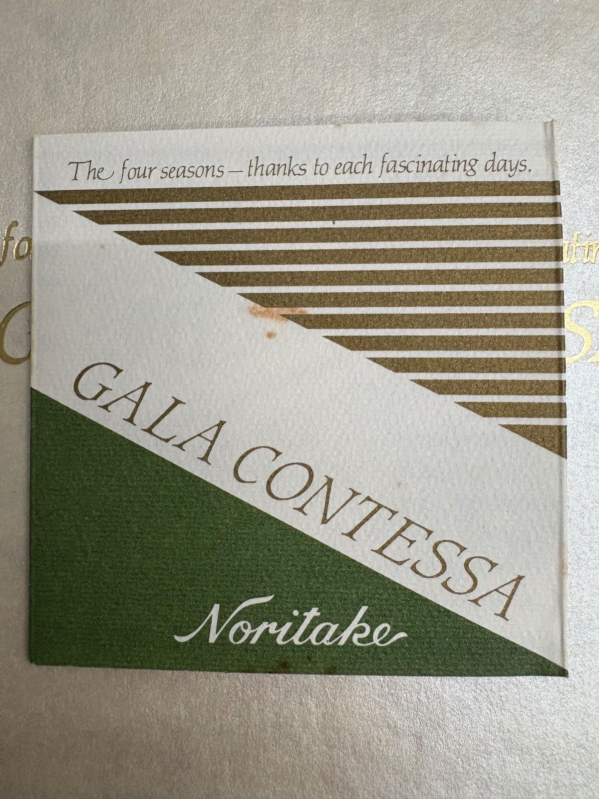 新品未使用】 Noritake Gala 希少で廃盤！Contessa ノリタケ ガラ