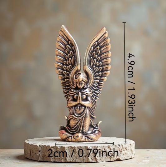 守護天使の置物　ペルー 守護天使の置物ペルー