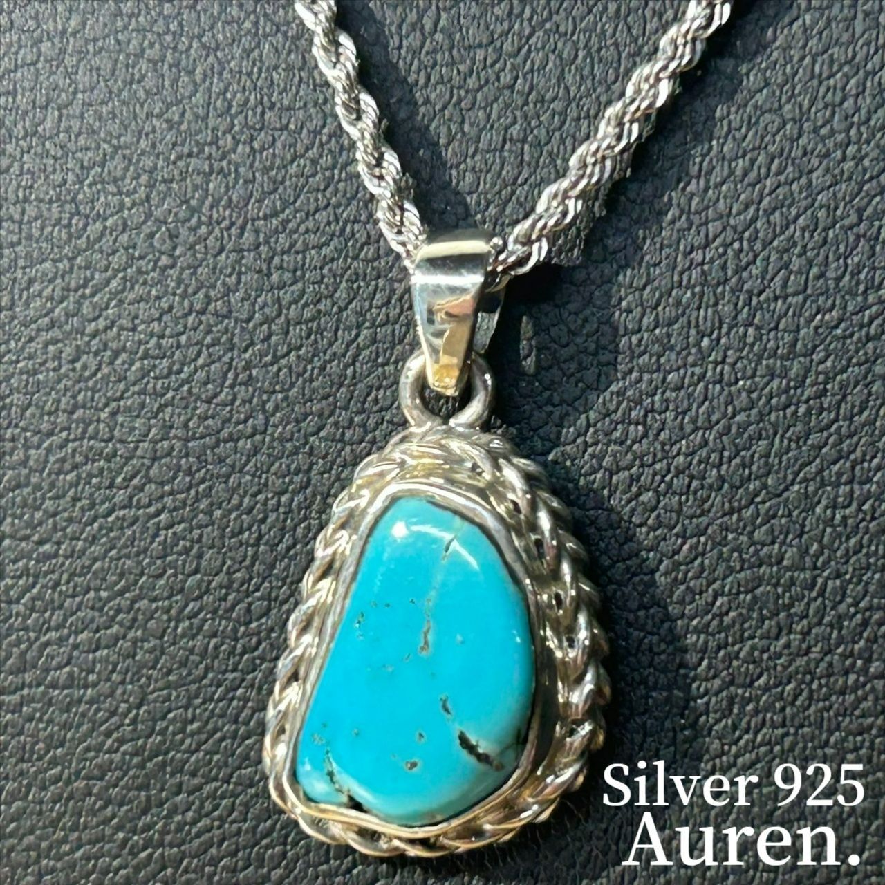 新品未使用 Silver925 ターコイズ ペンダントトップ シルバー925