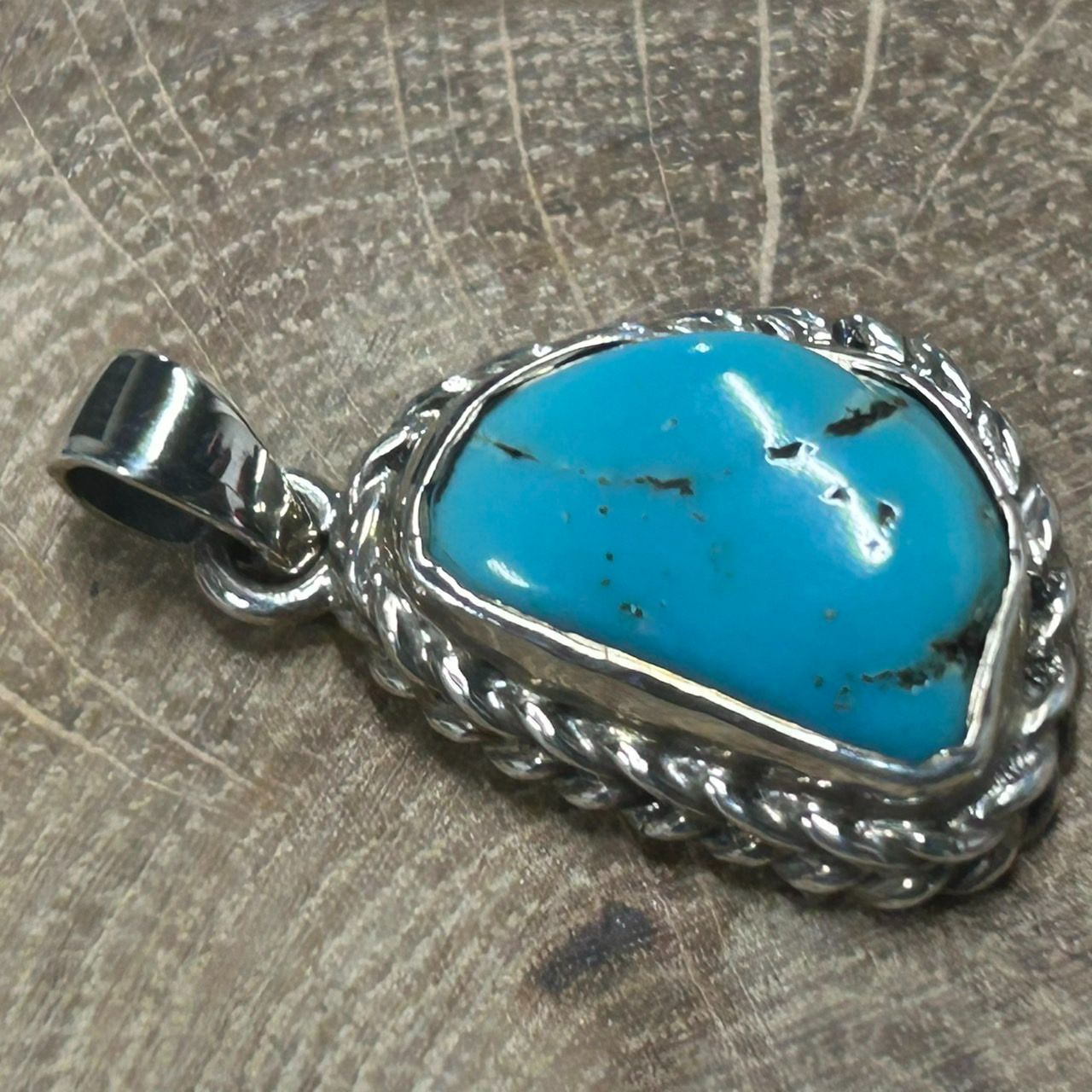 新品未使用 Silver925 ターコイズ ペンダントトップ シルバー925