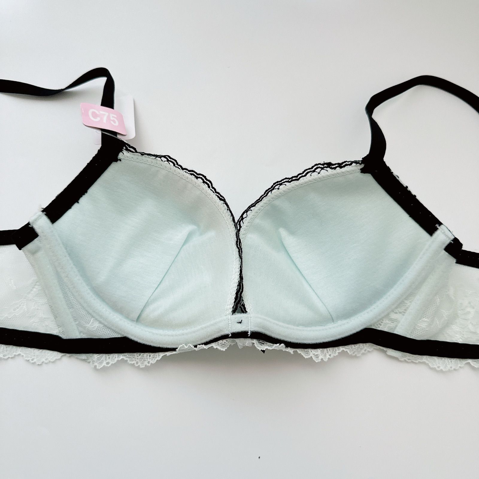 専用品✩.*˚ sanei/サンエイ/10615SX/ブラショーツセット/サックス/脇高ブラ/A70