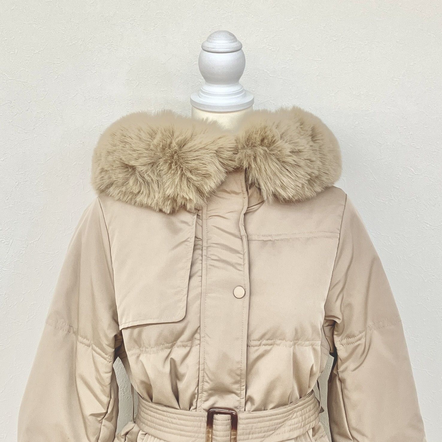 ☆美品 stella tokyo ステラトウキョウ ベージュ ダウンジャケット XL 