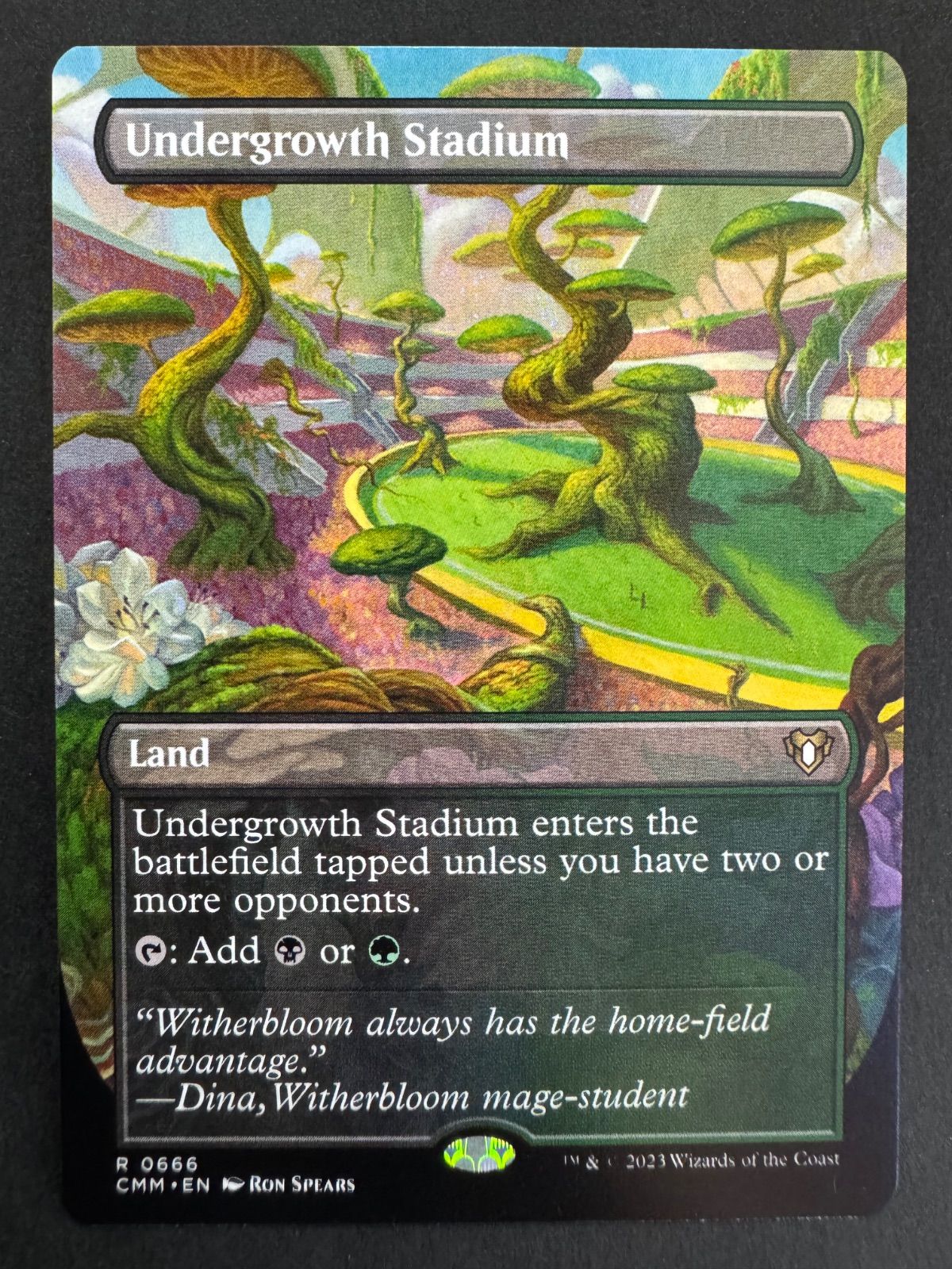 MTG 下生えの競技場 英語 ボーダーレス CMM 統率者マスターズ EDH