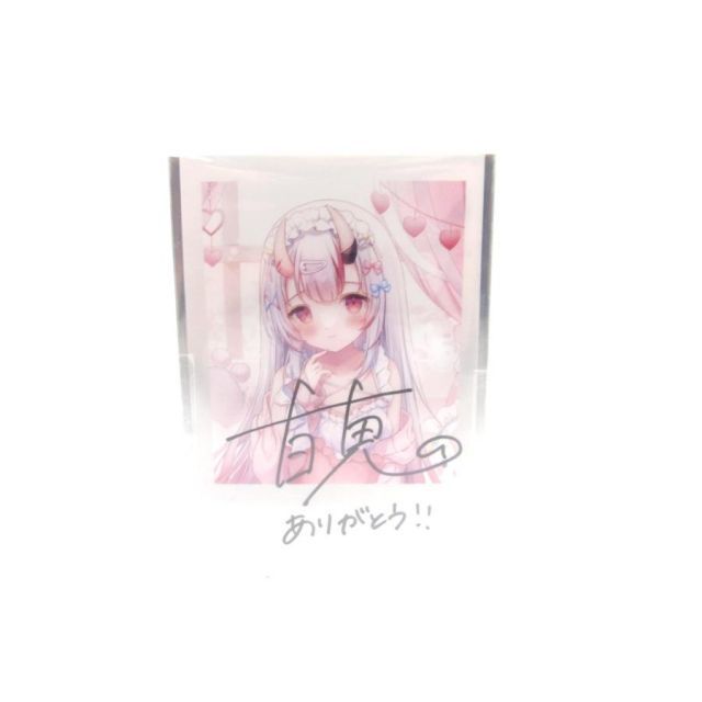 もえなこころ〟特製ブロマイド直筆サイン　未開封 未開封 百鬼あやめ 直筆サイン入り おもちもなか 描き降ろし チェキ風