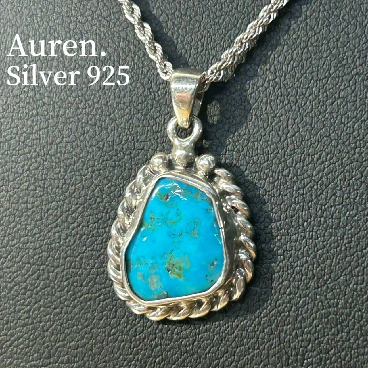 【DD刻印】sterling silver925 ターコイズ ペンダントトップ sterling刻印】ターコイズ ペンダントトップ 水色 ネックレス メンズ