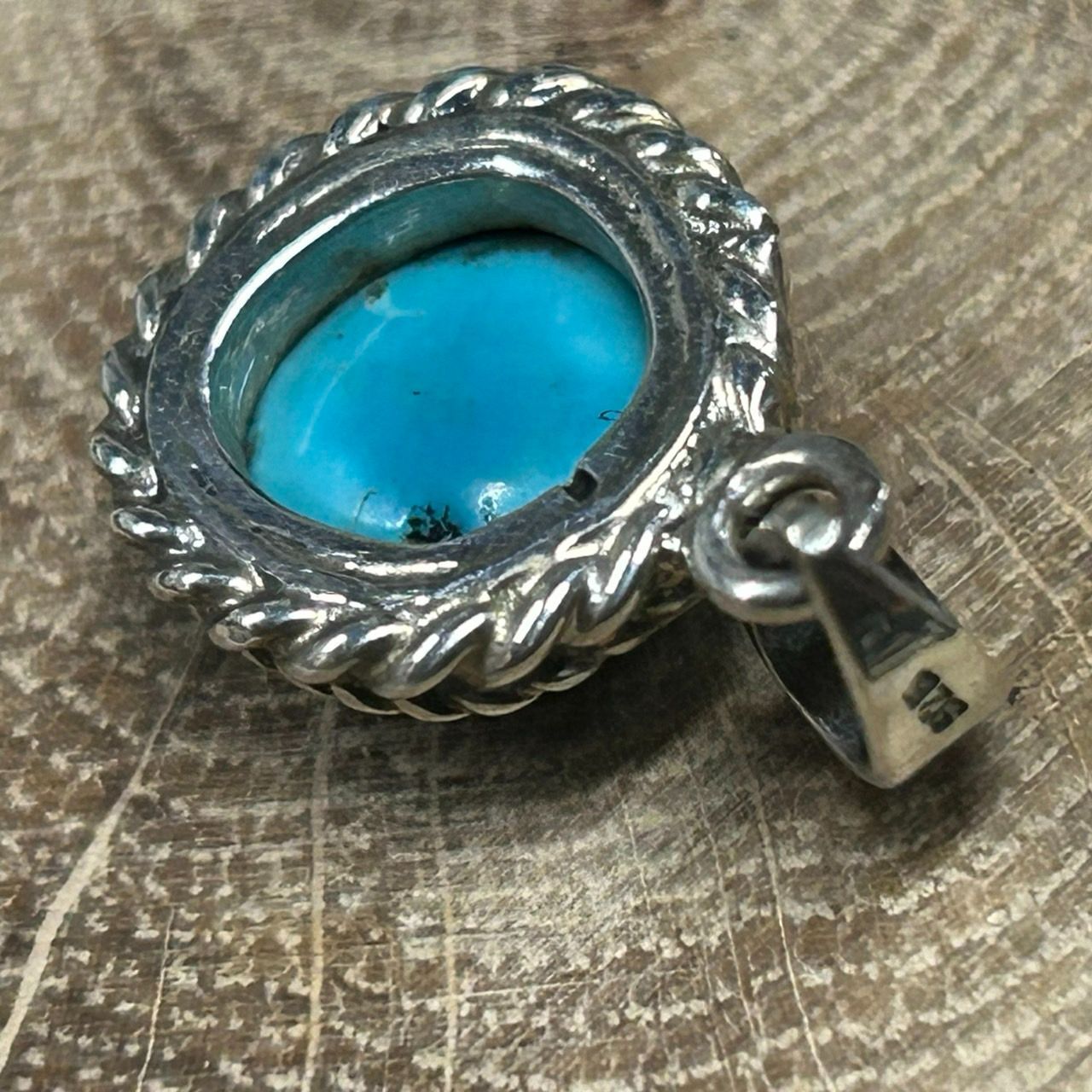 新品未使用 Silver925 ターコイズ ペンダントトップ シルバー925