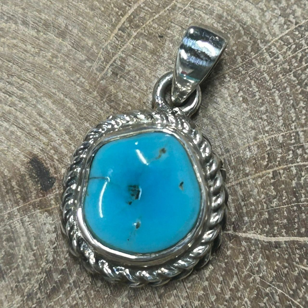 新品未使用 Silver925 ターコイズ ペンダントトップ シルバー925