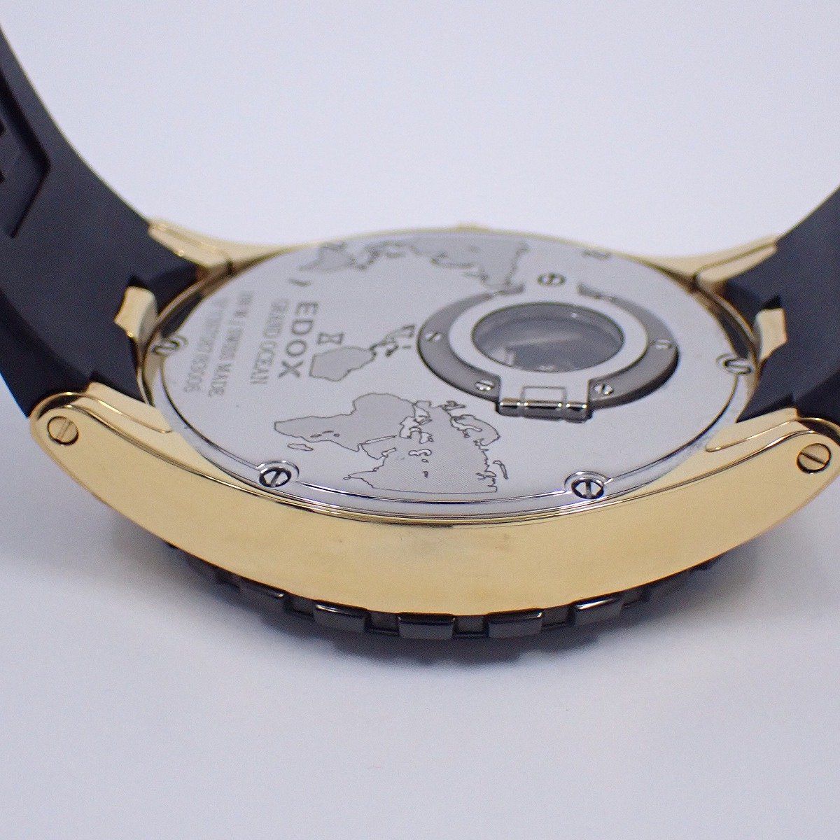 EDOX エドックス グランドオーシャン デイデイト 自動巻き メンズ