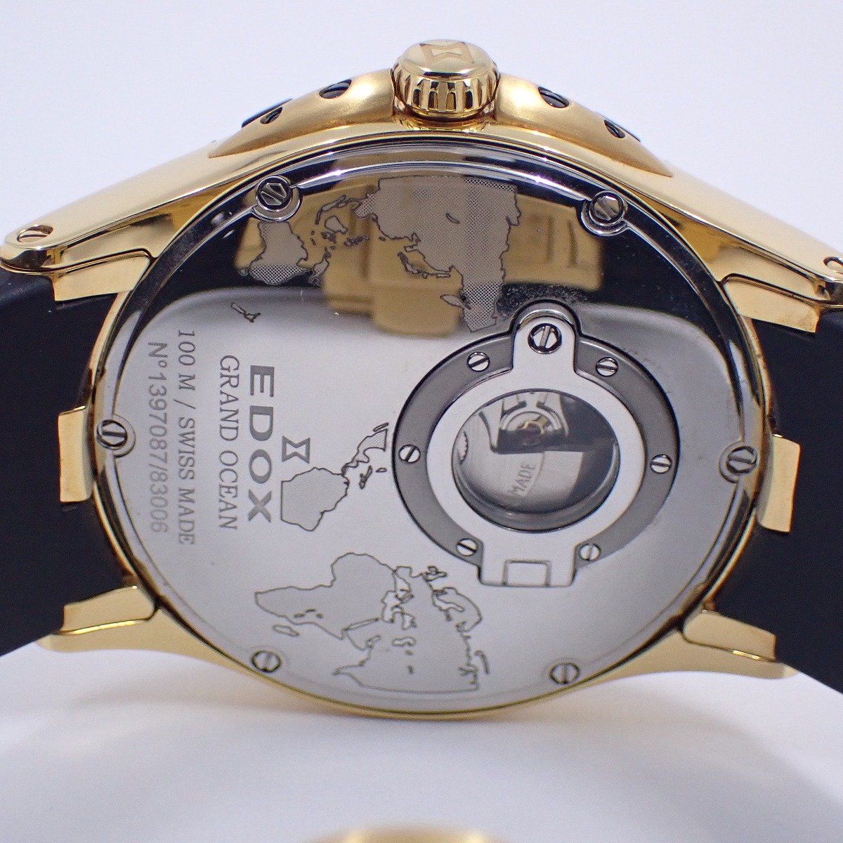 EDOX エドックス グランドオーシャン デイデイト 自動巻き メンズ