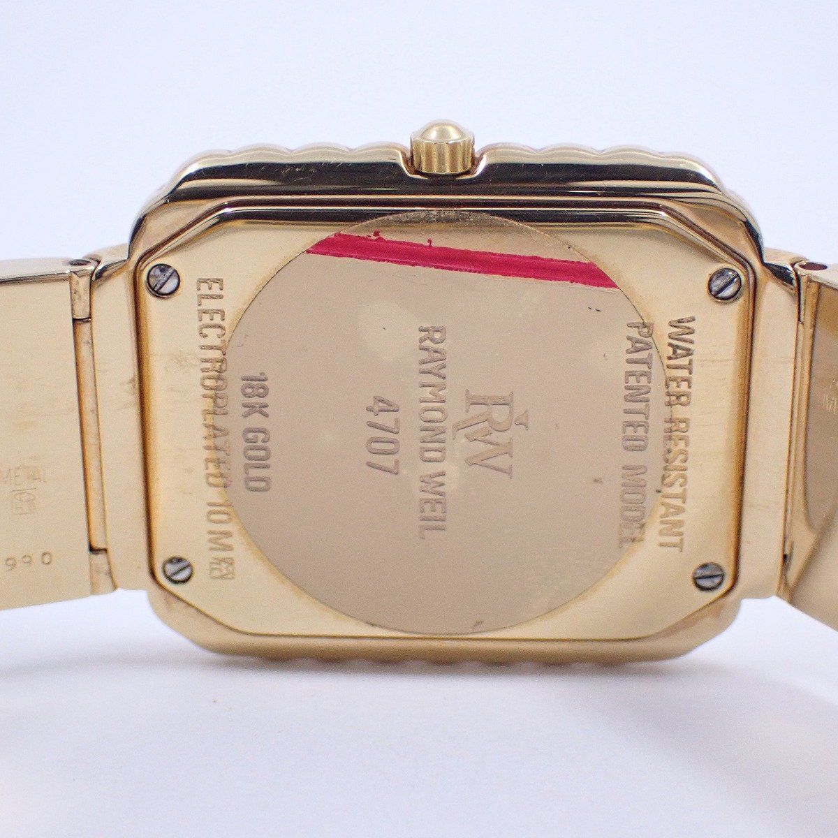 レイモンドウィル Nabucco クォーツ メンズ 腕時計 18Kゴールドメッキ