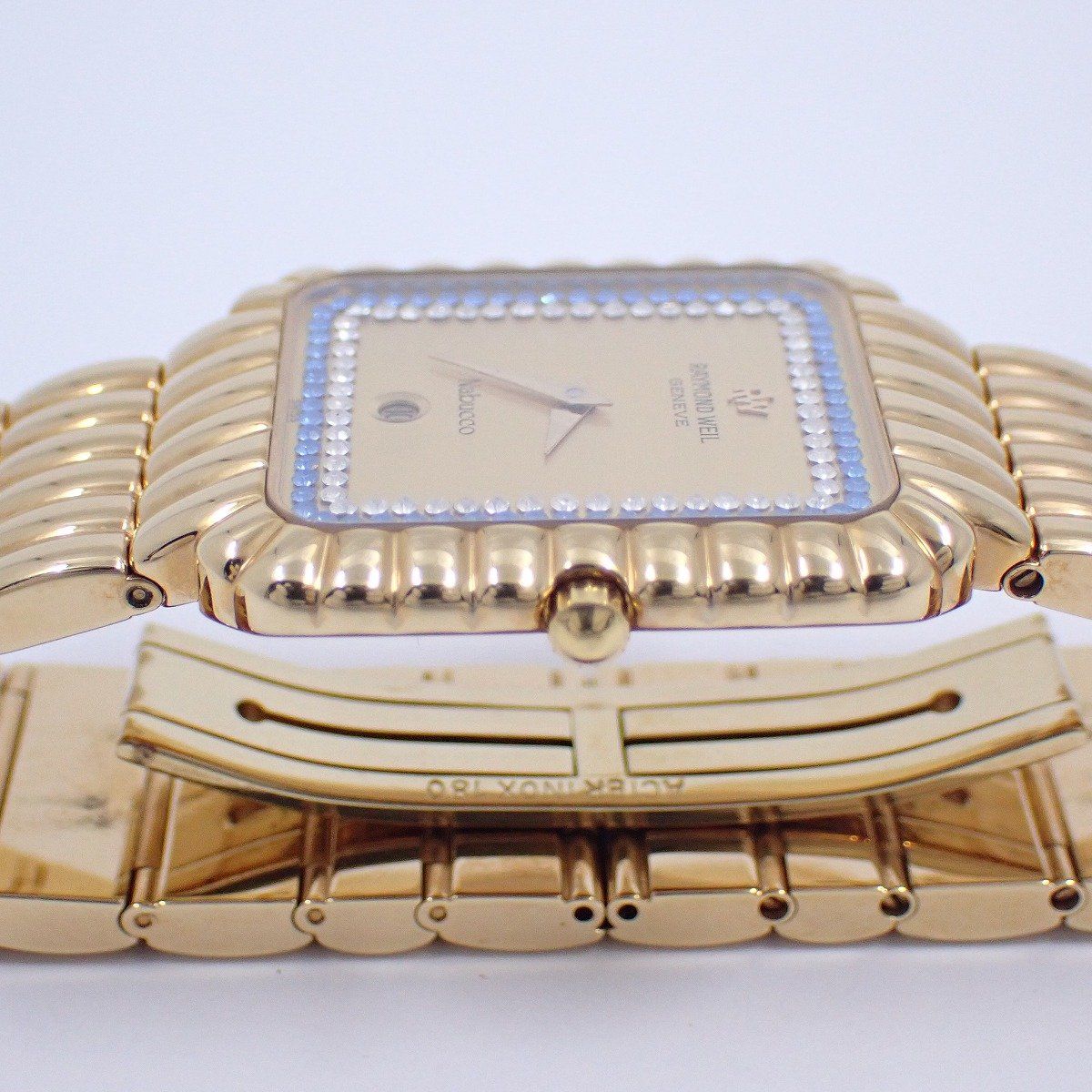 レイモンドウィル Nabucco クォーツ メンズ 腕時計 18Kゴールドメッキ