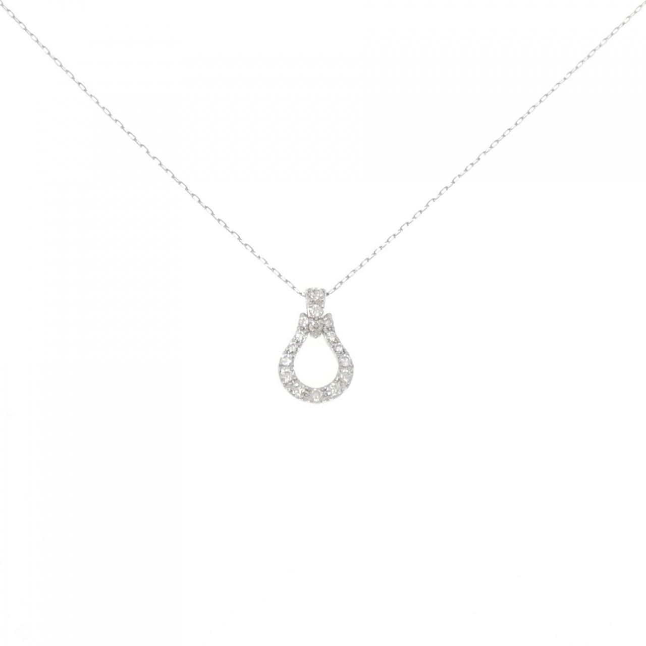 新品】PT900/PT850 ダイヤモンド ネックレス 0.15CT - メルカリ