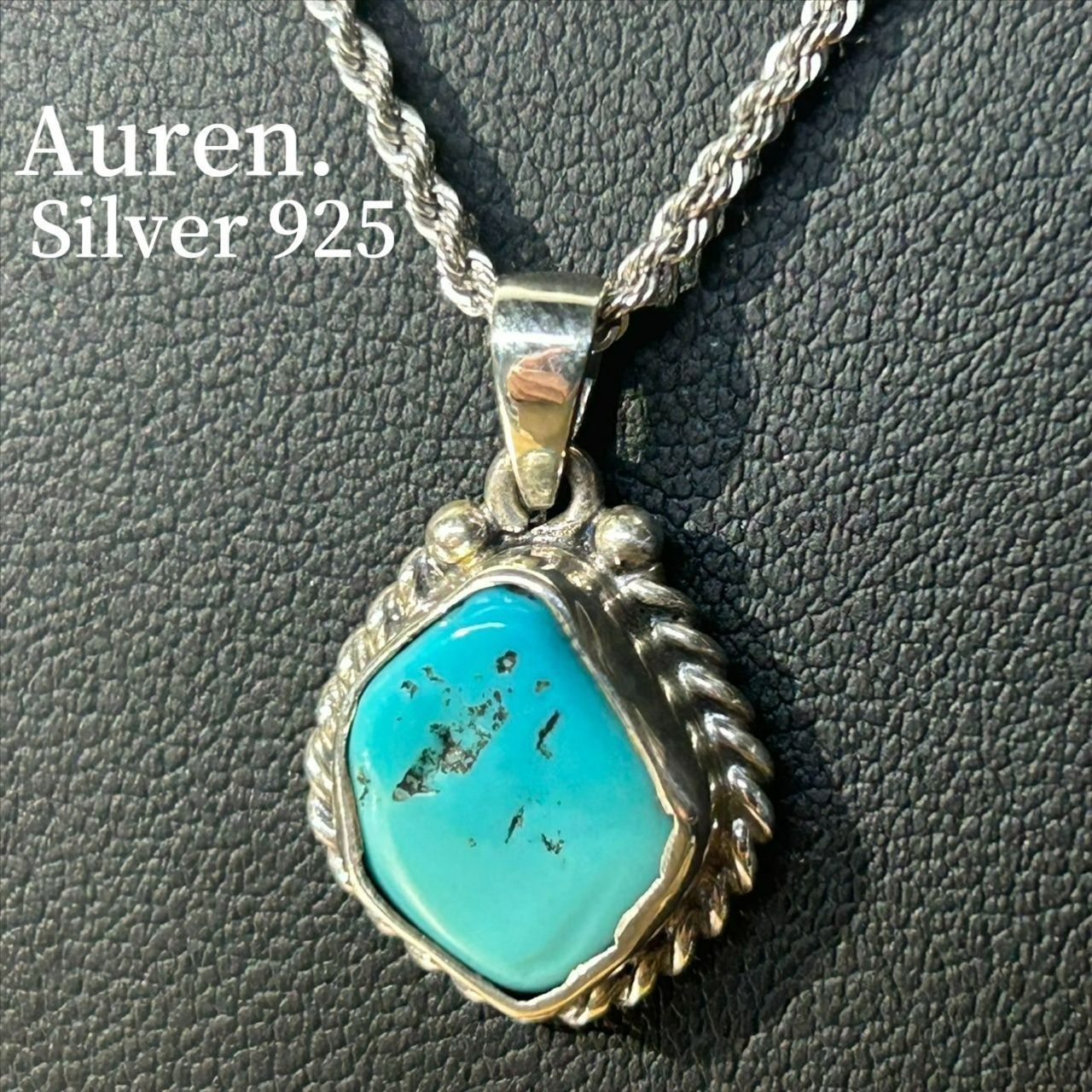 新品未使用 Silver925 ターコイズ ペンダントトップ シルバー925