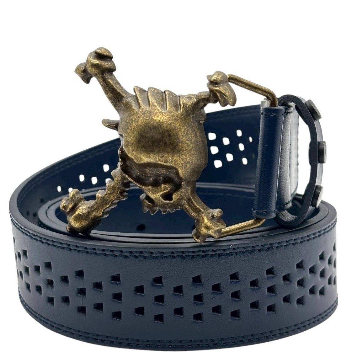 存在感で差をつける】 OAKLEY オークリー ベルト スカルバックル