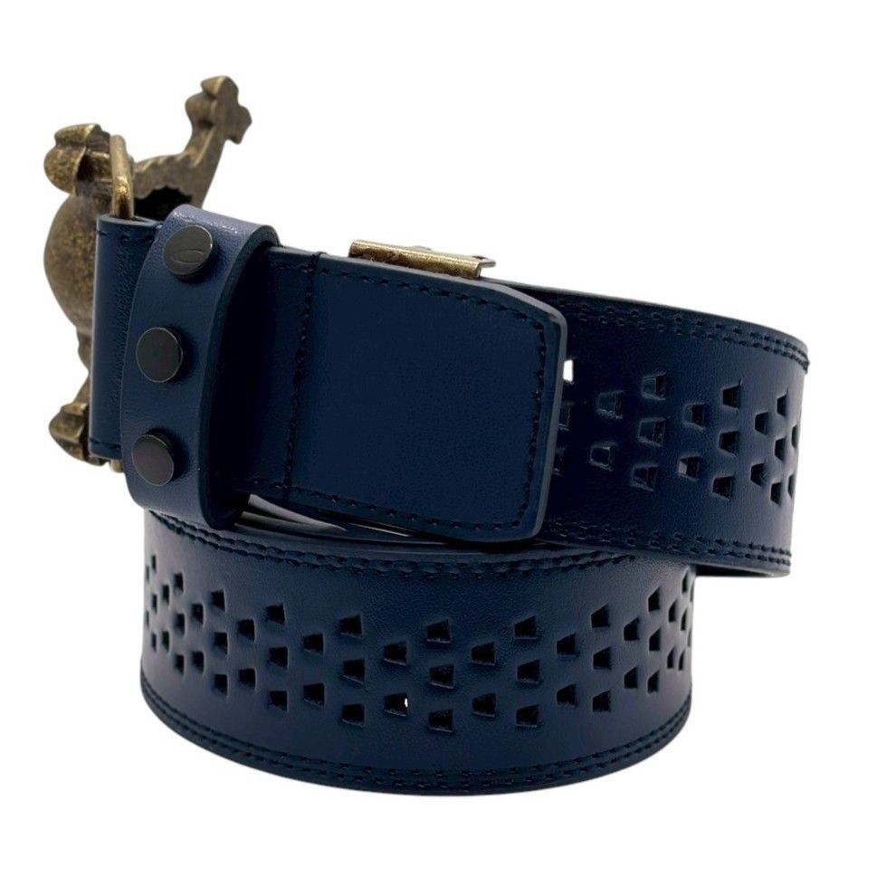 【美品】オークリー　OAKLEY　ゴルフ　ドクロ　ベルト 存在感で差をつける】 OAKLEY オークリー ベルト スカルバックル