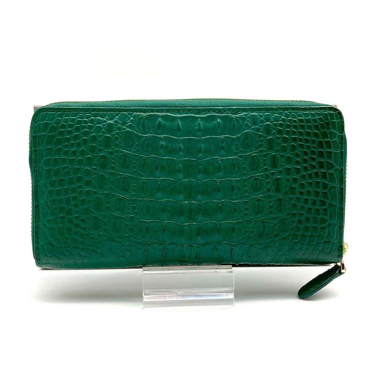 ロダニア 長財布 ロングウォレット クロコダイル グリーン 未使用