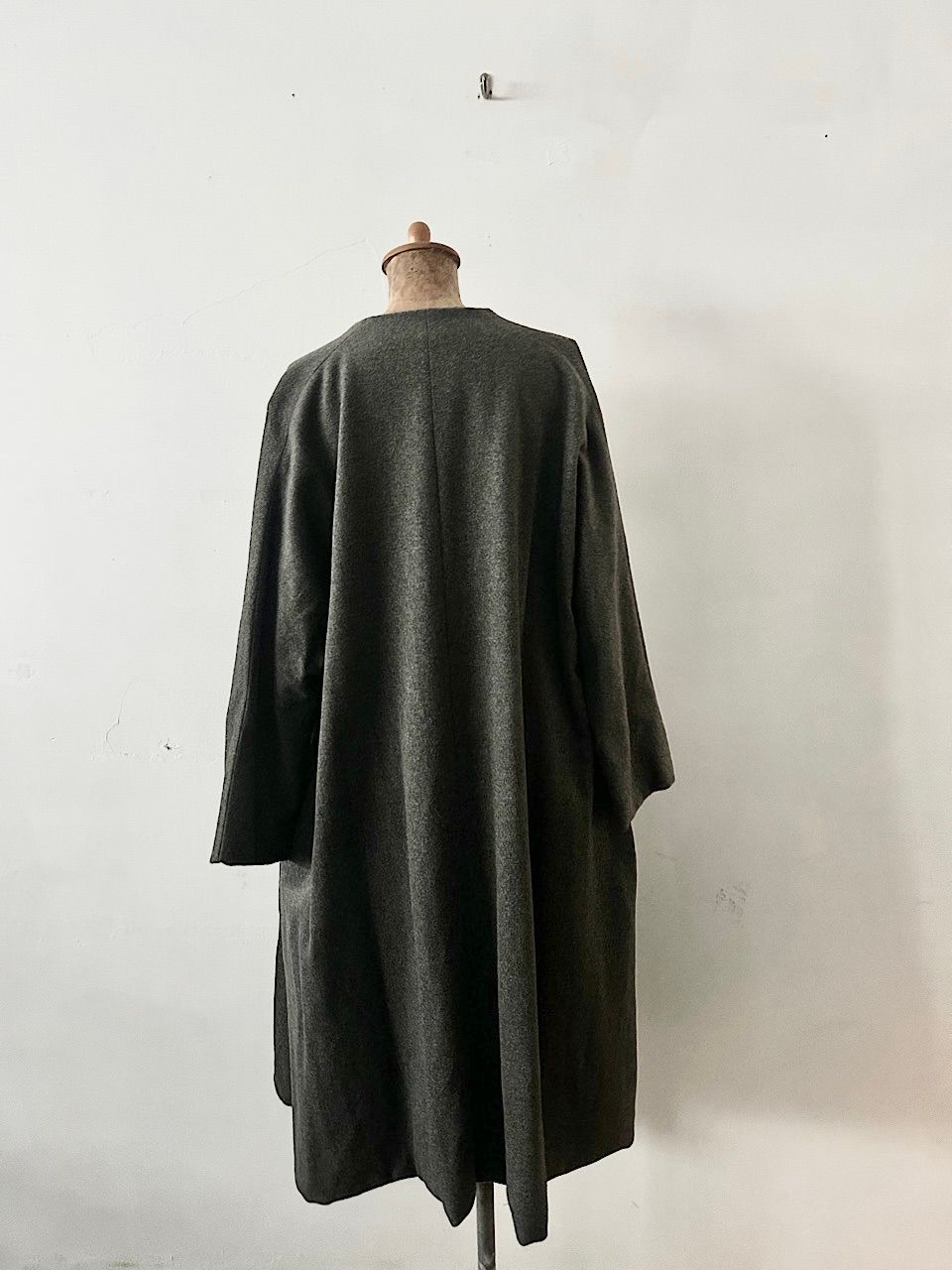 美品】TOUJOURS カシミヤ 羽織り コート グレー 【公式通販】