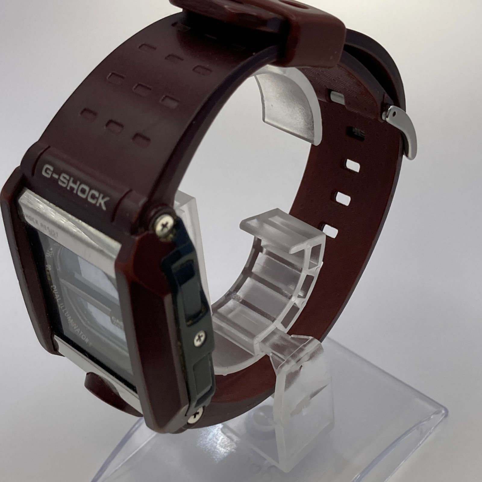 G-SHOCK G-8100B 電池交換済 ワインレッド／デュアルイルミネーター 