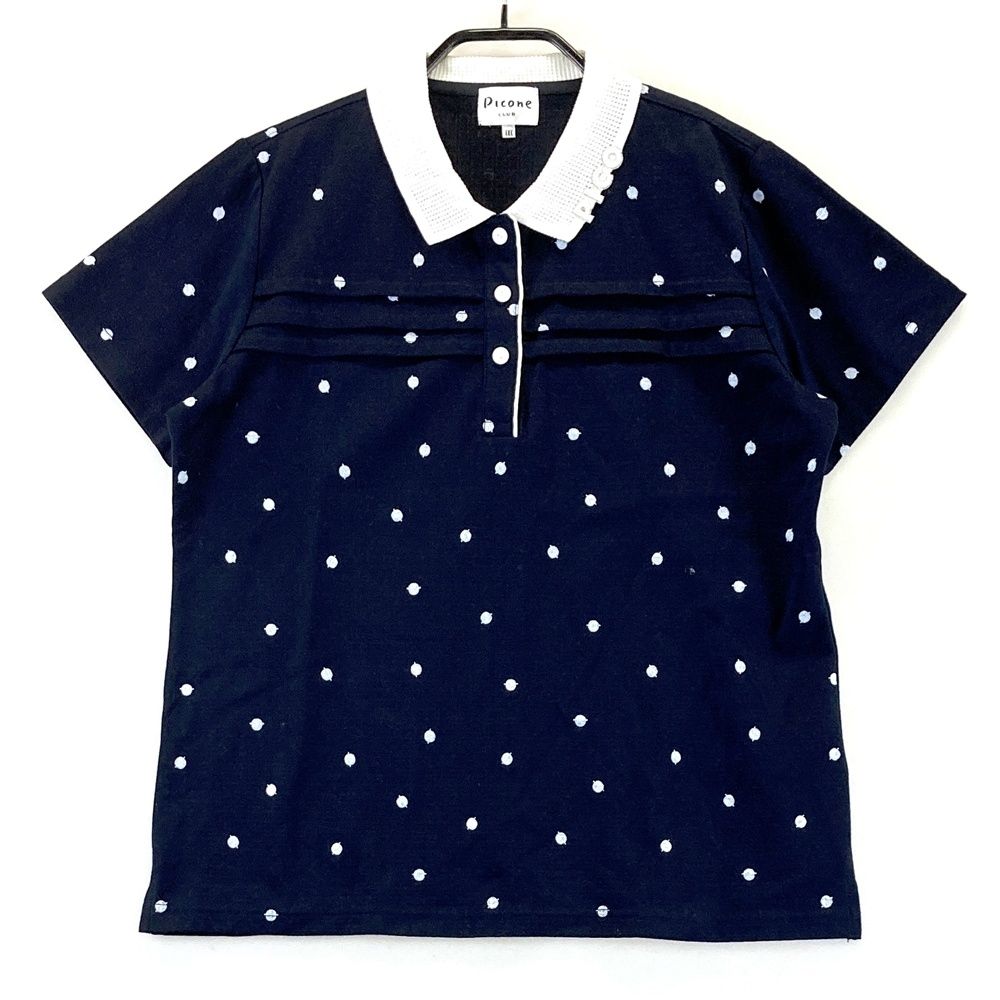 サイズ：3 PICONE CLUB ピッコーネクラブ 半袖ポロシャツ ドット柄
