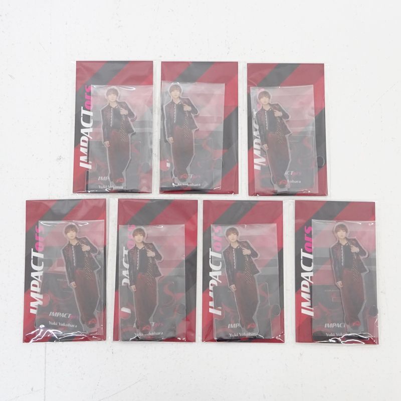 三重店】IMPACTors 横原悠毅 アクリルスタンド 計7点セット（TOBE/IMP