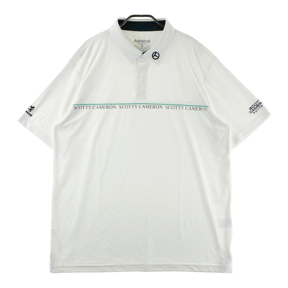 サイズ：4L ADMIRAL アドミラル × Scotty Cameron 2024年モデル 半袖